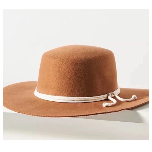Anthropologie Accessories - NWT Anthropologie  San Diego Hat Co. WYNOLA Adjustable Rancher Hat in Camel, OS